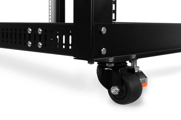 Alphacool ES 19" Open Frame Server Rack 25U säädettävä syvyys (13738)
