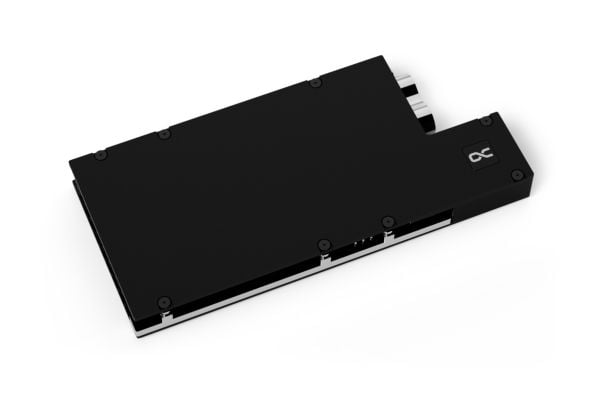 Alphacool 10671, Vannblokk + Bakplate, Kobber (Cu), Sort, Karbon, 1/4", 60 °C, CE, FC, RoHS