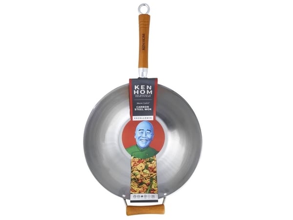 Wok Excellence Carbon Ken Hom Ø 36 cm Kolstål