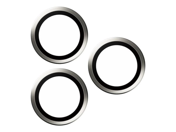 PanzerGlass ® Hoops® Titanium Camera Lens Protector White iPhone 15 Pro | 15 Pro Max, Apple, Apple - iPhone 15 Pro, Apple - iPhone 15 Pro Max, Asen...