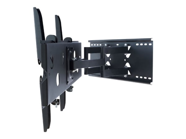 ART AR-24 - Monteringssett - full bevegelse - for LCD-TV - metall - svart - skjermstørrelse: 32"-100" - veggmonterbar