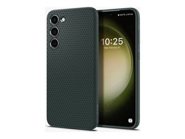 Spigen Liquid Air - Baksidesskydd för mobiltelefon - termoplastisk polyuretan (TPU) - abyss green - för Samsung Galaxy S23