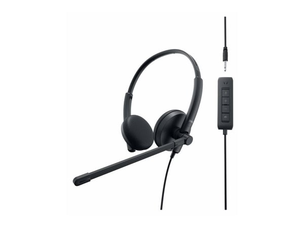 Dell Stereo Headset WH1022 - Headset - kabelansluten - USB