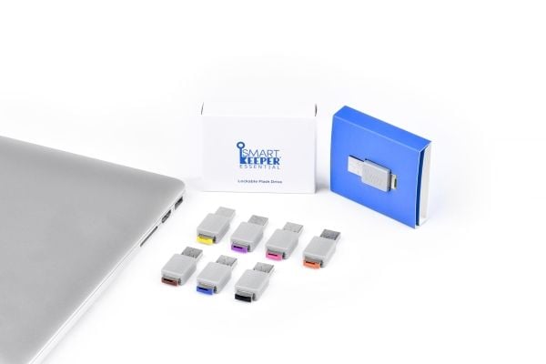 SmartKeeper Basic "USB Stick" 32GB dunkelblau verriegelbar