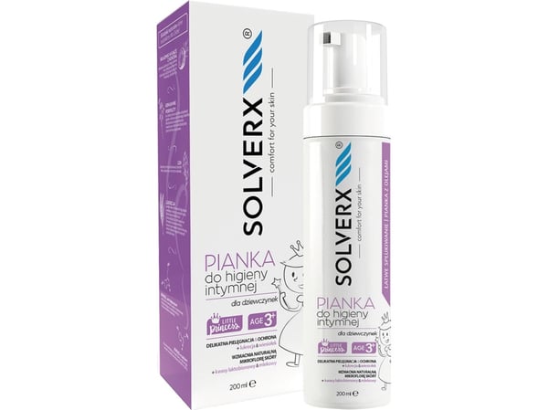 Solverx SOLVERX Little Princess INTIMT HYGIENE SKUM for jenter 3