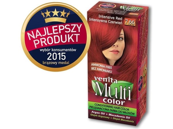 VENITA_MultiColor care hair dye 7.66 Intense Red 100ml