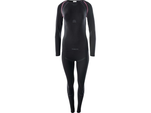 Brugi Naisten lämpöalusvaatteet collegepaita + leggingsit housut Brugi 2RCG musta koko L/XL