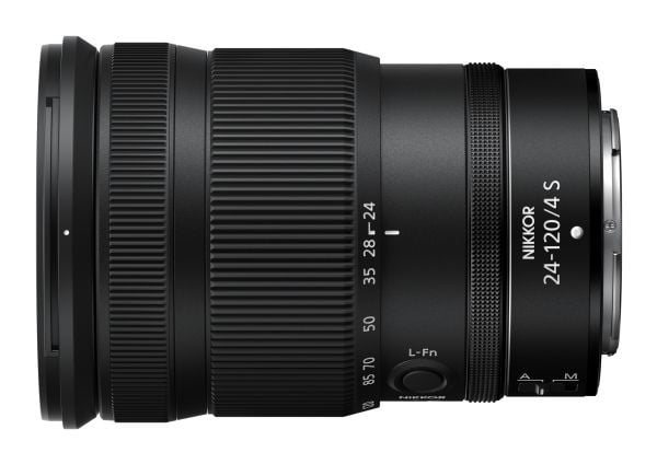 Nikon Z8 + NIKKOR 24-120/4 S, 45,7 MP, 8256 x 5504 piksler, CMOS, 8K Ultra HD, Berøringsskjerm, Svart