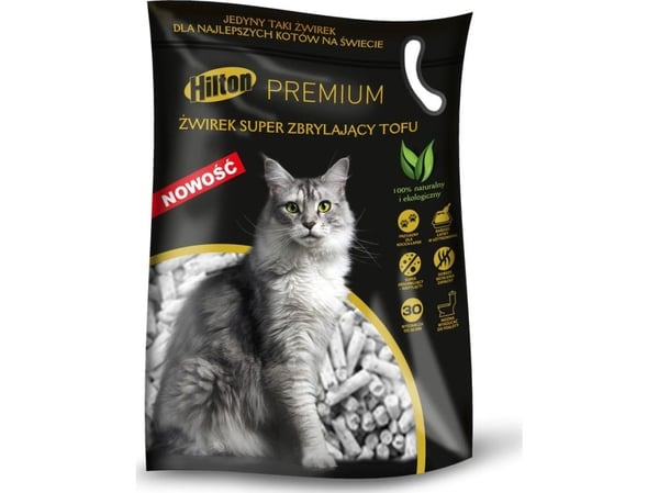 HILTON Tofu Super Klumpende Kattegrus - 2,5 kg