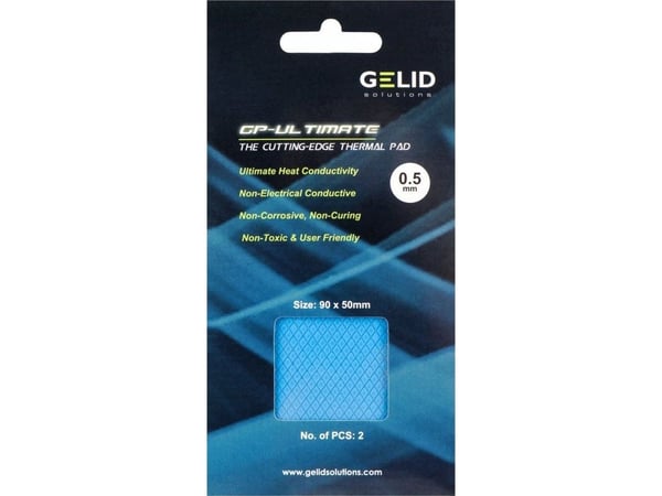 Gelid Solutions TP-VP04-A, termopute, 3,2 g/cm³, grå, 90 mm, 50 mm, 2 mm