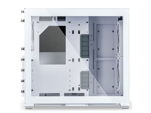 Lian Li O11 Air Mini kabinett (hvit, herdet glass)