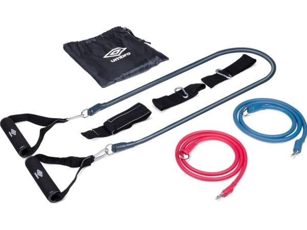 Umbro sett med gummistropper/støtter for styrketrening UMBRO uni