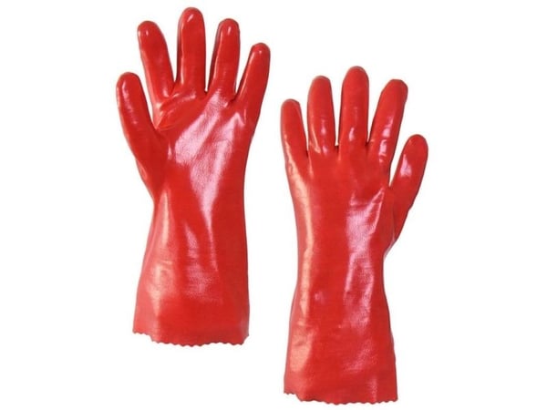 Quantec PVC-hansker rød H310R 35 cm
