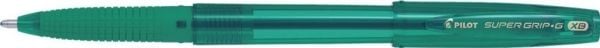 Pilot Super Grip G Cap, Gjenfyllbar, Grønn