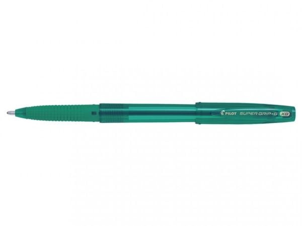 Pilot Super Grip G Cap, Gjenfyllbar, Grønn