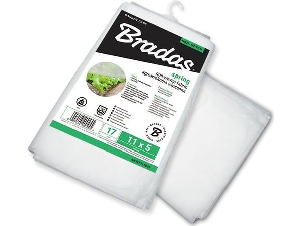 Bradas agrofiber 17 vår hvit 1,1x5 m (AWW1711005)