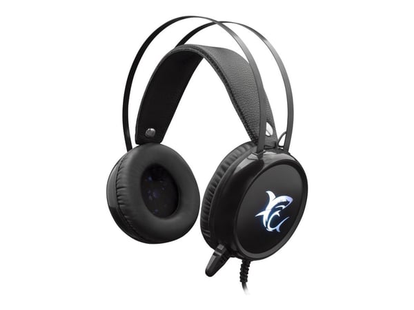 White Shark GH-1947 MARGAY - Hodesett - full størrelse - kablet - 3,5 mm jakk - svart