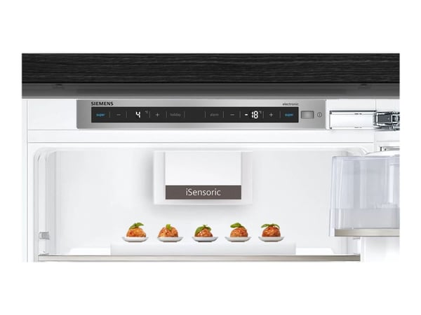 Siemens iQ500 coolEfficiency KI87SADD0 - Kjøleskap/fryser - bunnfryser - innebygd - fordypning - bredde: 56 cm - dybde: 55 cm - høyde: 177.5 cm - 2...