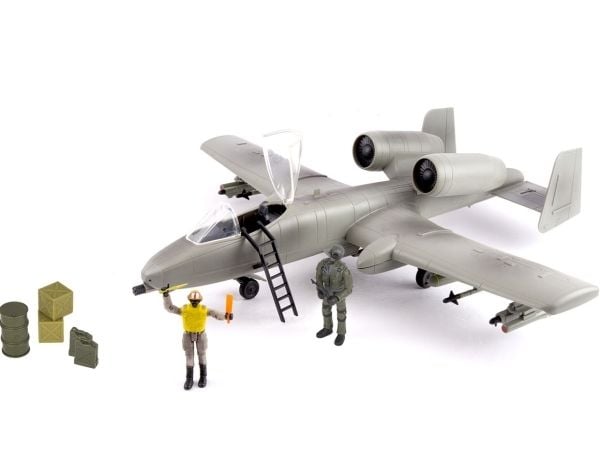 World Peacekeepers 1:18 A-10A Thunderbolt II kampfly m/2 actionfigurer
