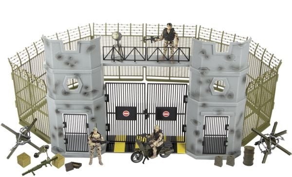 World Peacekeepers 1:18 MilitærBase Port med 3 actionfigurer World Peacekeepers 1:18 MilitærBase Port med 3 actionfigurer