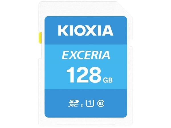 KIOXIA EXCERIA - Flashminnekort - 128 GB - UHS-I U1 / Class10 - SDXC UHS-I