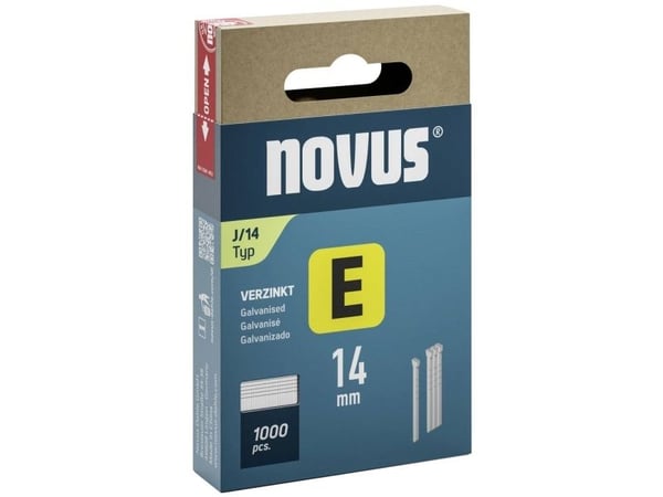 Novus naulat E tyyppi J 14mm 1000 kpl 044-0088 (044-0088)