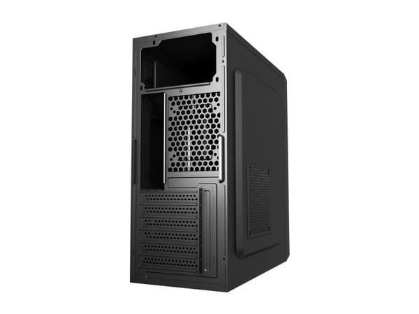 FSP CMT160 - Mid tower - ATX - ingen strømforsyning (ATX) - svart - USB/lyd