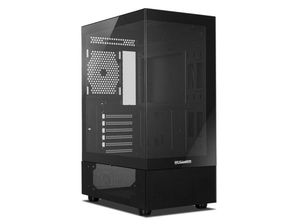 NOX Hummer NXHUMMERVSNBK, Midi Tower, PC, Svart, ATX, micro ATX, SPCC, Härdat glas, 16,5 cm