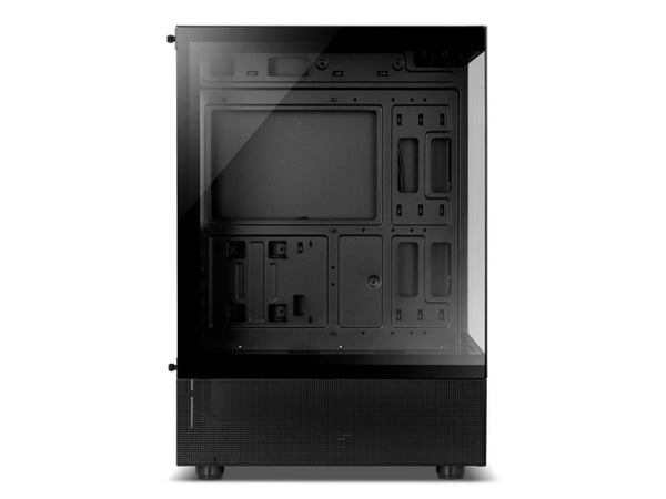 NOX Hummer NXHUMMERVSNBK, Midi Tower, PC, Svart, ATX, micro ATX, SPCC, Härdat glas, 16,5 cm