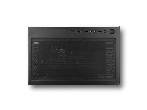 NOX Hummer NXHUMMERVSNBK, Midi Tower, PC, Svart, ATX, micro ATX, SPCC, Härdat glas, 16,5 cm