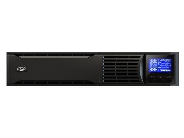 FSP Champ Rack 1K UPS 1 kVA 900 W dobbel konvertering (online) 3 AC-uttak