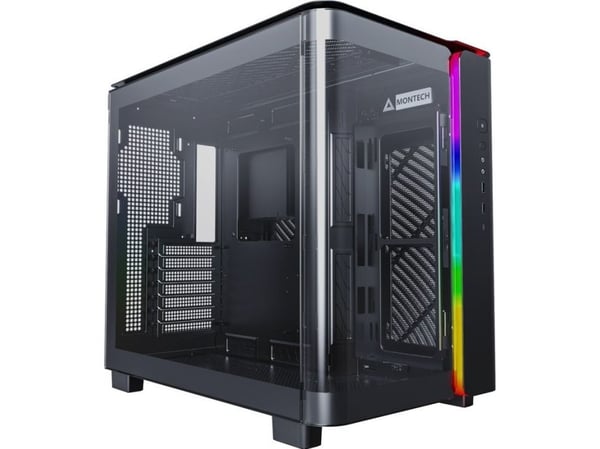 Montech KING 95 towerchassi (Black, härdat glas x 2)