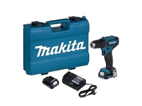 Makita batteridrevet drill DF333DWAE 10,8V 2x2,0Ah
