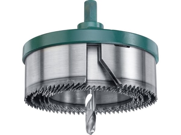 kwb 499700, Sett, Drill, Akryl, Løvtre, Ikke-jernholdig metall, Gipsplater, Plast, Mykt tre, Tre, Grønn, Grå, Zink, 3,2 cm