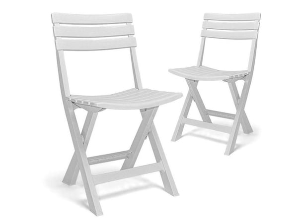 ProGarden Birki 86273 utestol i plast hvit