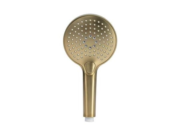 BLUE LABEL Håndbruser med rub clean funktion og 3 strålefunktioner - børstet guld