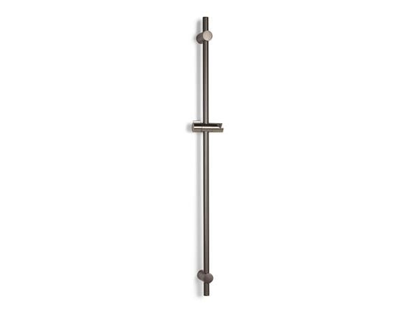 BLUE LABEL Brusestang i længde 90 cm inklusiv glider - leveres eksklusiv håndbruser - gun metal