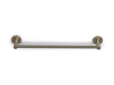 BLUE LABEL Enkel handdukstork i längd 60 cm - borstad nickel