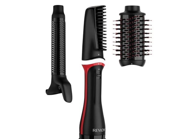 Revlon RVDR5333E, Multistyler, Varm, Knapper, Alle hårtyper, 90 °C, Sort, Rød