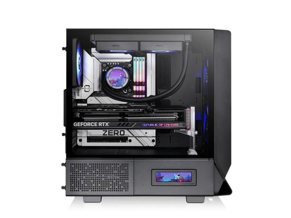 Thermaltake Ceres 330 TG, Midi Tower, PC, Sort, ATX, EATX, Micro ATX, Mini-ITX, SPCC, Herdet glass, 18,5 cm