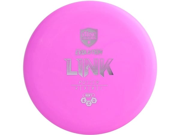 Discmania Rožinė Diskgolfo diskas Putter SOFT EXO LINK Evolution Rožinė
