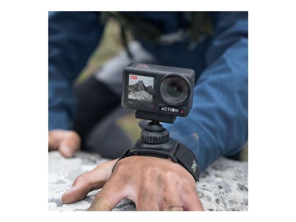 DJI Osmo Action 4 - Adventure Combo - actionkamera - 4K / 120 fps - Wi-Fi, Bluetooth - under vannet inntil 18 m
