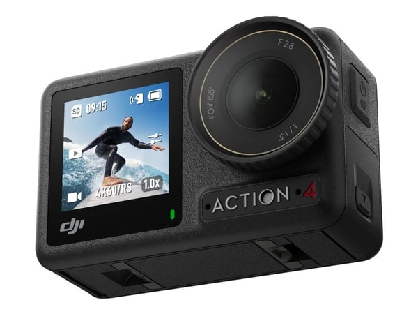 DJI Osmo Action 4 - Adventure Combo - actionkamera - 4K / 120 fps - Wi-Fi, Bluetooth - under vannet inntil 18 m