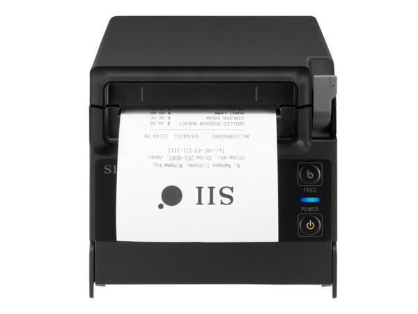 Seiko Instruments RP-F10 series - Kvitteringsskriver - termolinje - Rull (8 cm) - 203 dpi - inntil 250 mm/sek - USB, USB-vert - kutter - svart
