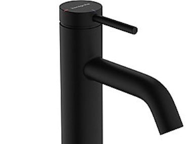 hansGrohe Tecturis S 1-grebs håndvaskarmatur 80 CoolStart med løft-op bundventil, mat sort