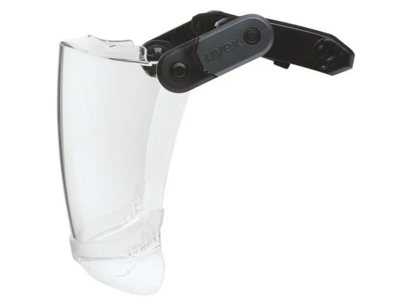 uvex pronamic 9916001 Skyddsvisir inkl UV-skydd, Anti-seize-skydd, Med anti-repor skydd Svart EN 166:2001, EN 170:2002