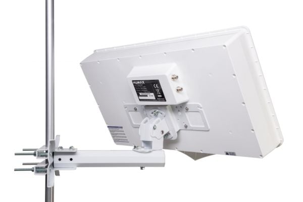 Humax H40D2, 10,7 - 12,75 GHz, 33 dBi, 13 - 19°, Hvit, 340 mm, 530 mm