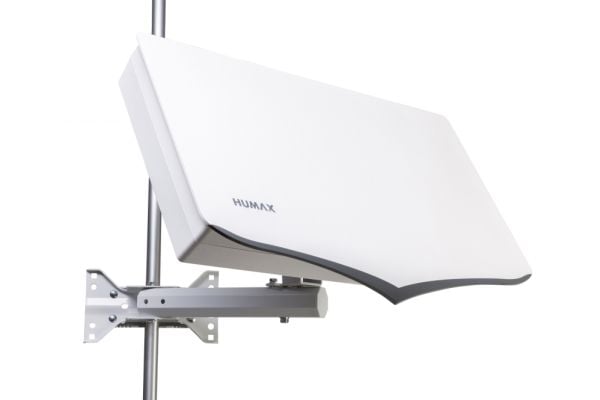 Humax H40D2, 10,7 - 12,75 GHz, 33 dBi, 13 - 19°, Hvit, 340 mm, 530 mm