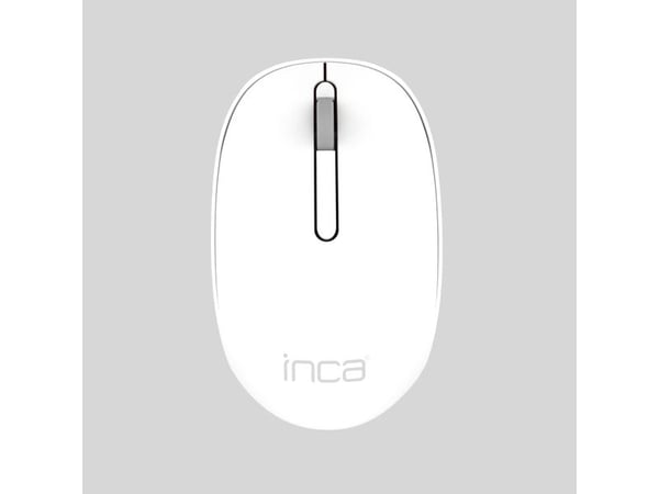 Inca IWM-241RB, högerhand, RF Trådlös, Vit