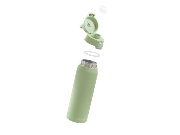 SIGG 6021.00, 750 ml, Daglig bruk, Grønn, Rustfritt stål, Voksen, Mann/kvinne